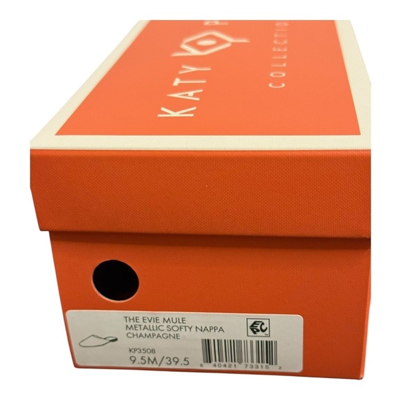 Katy Perry The Evie Mule‎ Champagne Gold 9.5 NIB - Picture 11 of 11